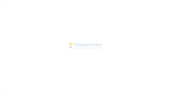 Desktop Screenshot of championtutor.com